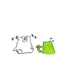 かえるとしろくまの日常（個別スタンプ：38）