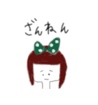 動物たちと女の子。（個別スタンプ：38）