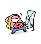 Un P Comic-funny sticker（個別スタンプ：27）