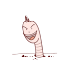Funny Earthworm（個別スタンプ：2）