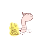 Funny Earthworm（個別スタンプ：5）