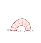 Funny Earthworm（個別スタンプ：6）