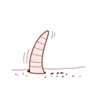 Funny Earthworm（個別スタンプ：7）