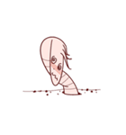 Funny Earthworm（個別スタンプ：8）