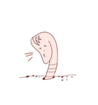Funny Earthworm（個別スタンプ：9）