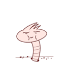 Funny Earthworm（個別スタンプ：11）