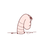 Funny Earthworm（個別スタンプ：14）