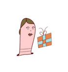 Funny Earthworm（個別スタンプ：33）