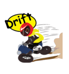 Rider motorcycle cartoon V.2（個別スタンプ：2）