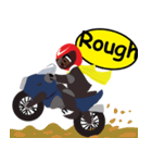 Rider motorcycle cartoon V.2（個別スタンプ：10）