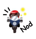 Rider motorcycle cartoon V.2（個別スタンプ：14）