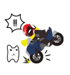 Rider motorcycle cartoon V.2（個別スタンプ：16）