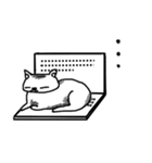 ゆるふわねこ（個別スタンプ：10）