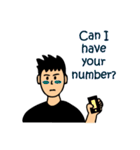 Man in black (MIB - what men want)（個別スタンプ：3）