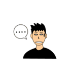 Man in black (MIB - what men want)（個別スタンプ：13）