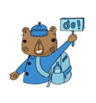 The Blue Bear（個別スタンプ：36）