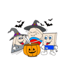 Trio in Halloween（個別スタンプ：9）