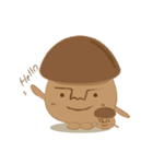 The little mushroom.（個別スタンプ：1）