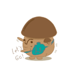 The little mushroom.（個別スタンプ：36）
