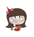 Puffsmile 2.0 --- Lazyberry and fat（個別スタンプ：1）