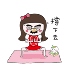 Puffsmile 2.0 --- Lazyberry and fat（個別スタンプ：7）