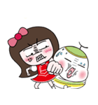Puffsmile 2.0 --- Lazyberry and fat（個別スタンプ：38）