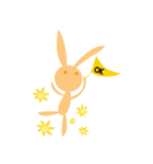 Orange rabbit so proud（個別スタンプ：3）