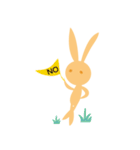 Orange rabbit so proud（個別スタンプ：4）