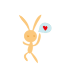 Orange rabbit so proud（個別スタンプ：6）