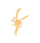 Orange rabbit so proud（個別スタンプ：7）