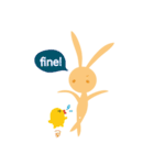 Orange rabbit so proud（個別スタンプ：11）