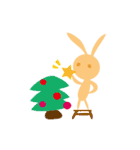 Orange rabbit so proud（個別スタンプ：14）