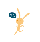 Orange rabbit so proud（個別スタンプ：21）