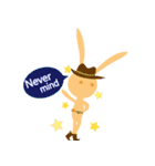 Orange rabbit so proud（個別スタンプ：22）