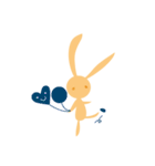 Orange rabbit so proud（個別スタンプ：28）