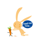 Orange rabbit so proud（個別スタンプ：29）