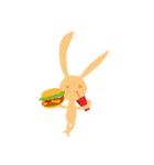Orange rabbit so proud（個別スタンプ：35）