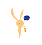 Orange rabbit so proud（個別スタンプ：36）