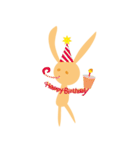 Orange rabbit so proud（個別スタンプ：38）