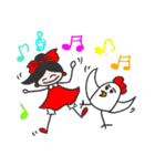 すずらんちゃんとコッコくん（個別スタンプ：7）