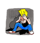 Punkboy and friends（個別スタンプ：23）