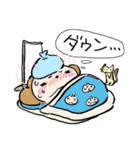 おさるさん、ねこといっしょ2（個別スタンプ：5）