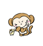 おさるさん、ねこといっしょ2（個別スタンプ：12）