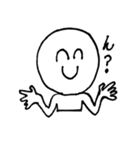 とりあえず笑っておく（個別スタンプ：21）