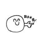 とりあえず笑っておく（個別スタンプ：22）