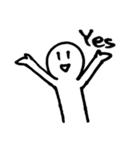 ◎いつでもニコくん◎ 英語ver.（個別スタンプ：6）
