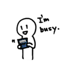 ◎いつでもニコくん◎ 英語ver.（個別スタンプ：17）