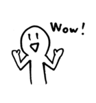 ◎いつでもニコくん◎ 英語ver.（個別スタンプ：21）