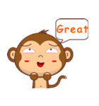 Handsome monkey（個別スタンプ：3）