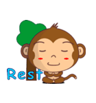 Handsome monkey（個別スタンプ：32）